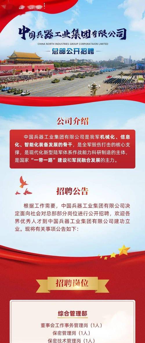 兵器装备制造有限公司招聘（兵器装备制造有限公司招聘官网）